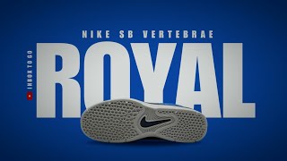 Nike SB Vertebrae ROYAL 2024 DETAILED LOOK  PRICE [upl. by Dniren]