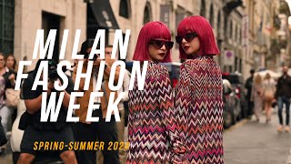 Milan Street Style Spring Summer 2024 Fashion trends 🔥 Missoni Street style [upl. by Pylle305]