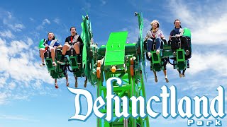 Defunctland The History of the Worst Six Flags Coaster Green Lantern First Flight [upl. by Witha]