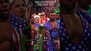 The Usos DESTROY The New Day 😳shorts [upl. by Sabanrab]