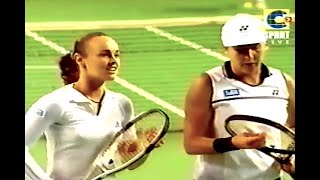 Martina HingisMonica Seles vs Jelena DokicJennifer Capriati Australian Open 2001 R2 [upl. by Sam]