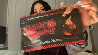 TRYING CULICHI MUNCHIES🔥 COCADA DULCE DE LECHE Y DULCES PICOSOS [upl. by Arvin]