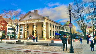 A Look At Quincy Market Downtown Boston Massachusetts [upl. by Aihtela]