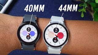 Galaxy Watch 7 vs FE  44mm vs 40mm Size Comparison on Wrist [upl. by Thurston]