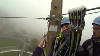 Flying Fox in Sankt Englmar  Seilbahn [upl. by Dori735]