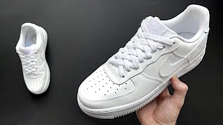 CÓMO CORTAR NIKE AIR FORCE 1 LOW DIAMOND MEJOR MANERA [upl. by Tempest417]