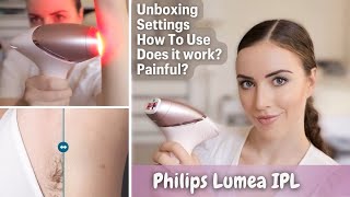 Trying IPL Hair Removal – Philips Lumea 9000 Unboxing Settings How To and First Use [upl. by Argyle]