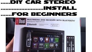 How to install car stereo for beginners DIY [upl. by Steinke]