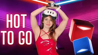 HOT TO GO by Chappell Roan in Beat Saber Expert First Attempt [upl. by Nnawtna]