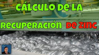 Cálculo de la recuperación de Zinc en una planta de flotación [upl. by Anner]