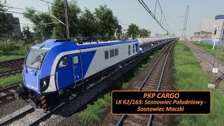 PKP CARGO LK 62163 Sosnowiec Południowy  Sosnowiec Maczki  SimRail Cabview [upl. by Gaston95]