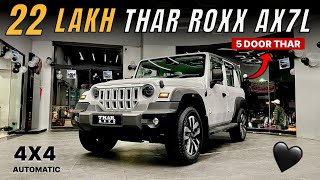 2024 THAR ROXX AX7L DIESEL AT 4X4 ❤️ TOP MODEL 4X4 ₹22 LAKH 😍 [upl. by Lundgren868]