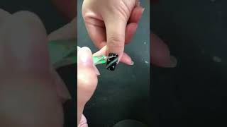 How to nail art at home How to nail art Simple nail polish designs at home shorts [upl. by Nilcaj]