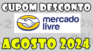 CUPOM Cupom MERCADO LIVRE Agosto 2024 NOVO Cupom de Desconto MERCADO LIVRE e Ofertas 12082024 [upl. by Vaclav]