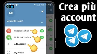 Come creare più account Telegram su Android｜Come clonare Telegram｜2024 [upl. by Llewkcor753]