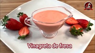 Vinagreta De Fresas 🍓 Aderezo Para Ensalada [upl. by Ignacia854]