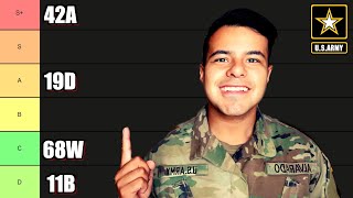 RANKING The CoolestBest Jobs In The US ARMY 2024 [upl. by Davon573]