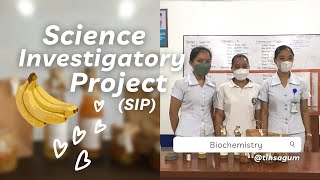 Science Investigatory Project SIP  Biochemistry  Experimental Research [upl. by Enoj]