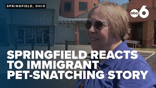 Springfield neighbors describe immigrant situation say they believe petsnatching story [upl. by Devad]