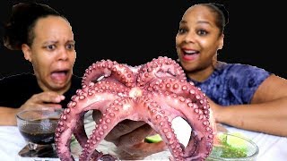 Octopus Mukbang  First Time Trying [upl. by Carpenter897]