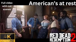 americans at rest full video in Red Dead Redemption24K HD [upl. by Hsima]