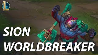 Worldbreaker Sion Skin Spotlight from League of Legends [upl. by Machutte756]