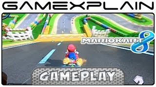 Mario Kart 8 Mario Circuit GBA Gameplay w Direct Audio Retro Track [upl. by Nojel]