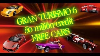 GRAN TURISMO 6 50 millones de creditos USBCFW [upl. by Ecyned291]