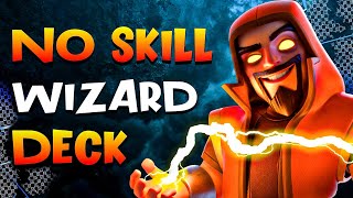 REVEALING the 1 Wizard Deck in Clash Royale [upl. by Cranston505]