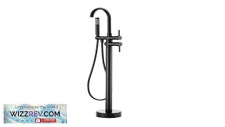 VEVOR Freestanding Bathtub Faucet Floor Mount Freestanding Tub Filler Shower Mixer Taps Review [upl. by Abagail459]