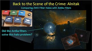 Antlia Filters VS Alnitak and a Hidden Galaxy [upl. by Dragde]