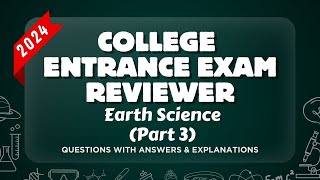 COLLEGE ENTRANCE EXAM REVIEWER 2023  EARTH SCIENCE  PART 3  w answers UPCAT ACET DCAT USTET [upl. by Cleti]