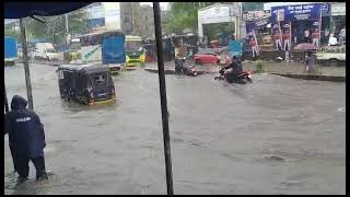 सातिवली पाण्याखाली Sativali under water sativali vasai east mansoon rain [upl. by Eseuqcaj]