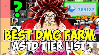 Best Damage Farm Units EZ 300k Gems  Damage Farm Tier List ASTD [upl. by Elag69]