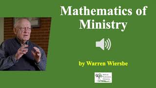 Audio Mathematics of Ministry  Warren Wiersbe [upl. by Silvers]