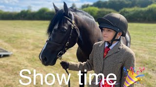 Out to a welsh cob show with gambler horse show vlog horses [upl. by Bartholemy]