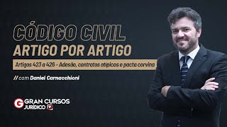 Código Civil artigo por artigo  Artigos 423 a 426  Adesão contratos atípicos e pacta corvina [upl. by Weld]