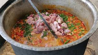 Muslim Marriage style Chicken Dum Briyani prepared for 300 people  Indian Street Food [upl. by Juback945]