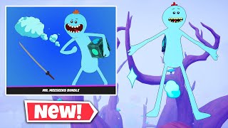 New Mr Meeseeks Skin Gameplay in Fortnite [upl. by Anitsrhc]