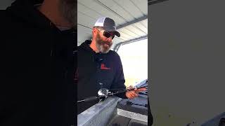 Ark Rods and reels setup in my boat for all conditions fishing shorts bassmaster fishingvideo [upl. by Thorlay]