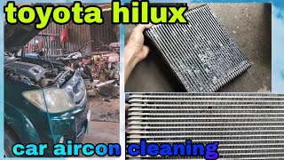 toyota Hilux D4D aircon cleaning [upl. by Siladnerb780]