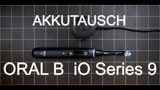 Braun Oral B iO 9 Akku selber tauschen ohne Schaden [upl. by Ogdon]