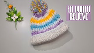 CÓMO TEJER GORROS A CROCHET PARA NIÑAS ✅ [upl. by Volpe]