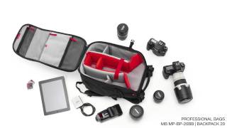 【Manfrotto】Professional Backpack 20 MB MP BP 20BB Professional Manfrotto [upl. by Aniryt1]