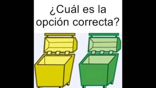 El juego del reciclaje para niños [upl. by Oyr]