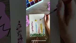 A Fun Gouache Painting Lesson for Kids  shorts gouachepainting art artforchildren [upl. by Farrar117]