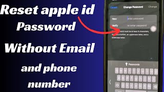 How to reset apple id password if you forgot it  Reset your apple id password 2024 [upl. by Anneres]