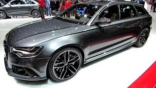 2014 Audi RS6 Avant  Exterior and Interior Walkaround  2014 Geneva Motor Show [upl. by Ahsiuqel]