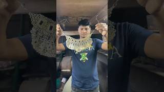 Nakil Jewellery factory me kaise banate hai factory shortvideo [upl. by Sherar229]