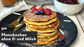 ProteinEiweiß Pfannkuchen ohne Ei und Milch – Vegan Pfannkuchen [upl. by Norty348]